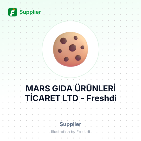 MARS GIDA ÜRÜNLERİ TİCARET LTD – summary card, no photo uploaded yet