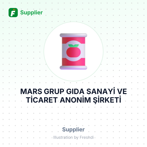 MARS GRUP GIDA SANAYİ VE TİCARET ANONİM ŞİRKETİ – summary card, no photo uploaded yet