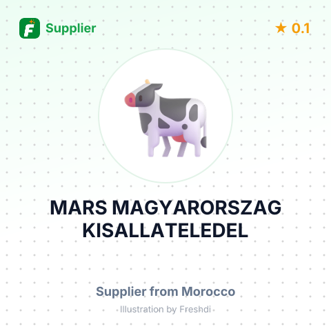 MARS MAGYARORSZAG KISALLATELEDEL – summary card, no photo uploaded yet