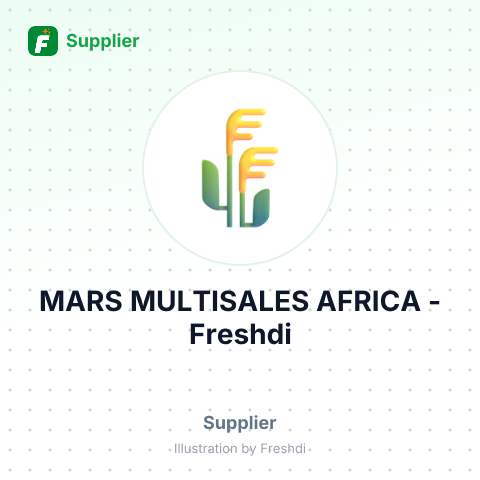 MARS MULTISALES AFRICA – summary card, no photo uploaded yet