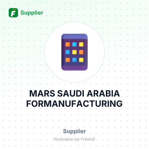 MARS SAUDI ARABIA FORMANUFACTURING – summary card, no photo uploaded yet