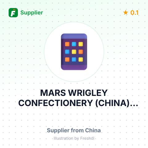 MARS WRIGLEY CONFECTIONERY (CHINA) LIMITED – summary card, no photo uploaded yet