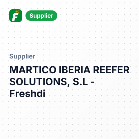 MARTICO IBERIA REEFER SOLUTIONS, S.L – summary card, no photo uploaded yet