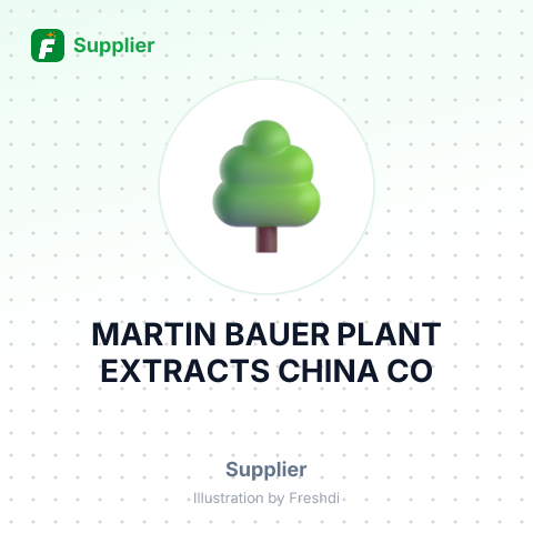MARTIN BAUER PLANT EXTRACTS CHINA CO – summary card, no photo uploaded yet