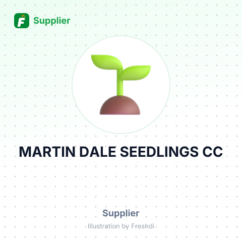 MARTIN DALE SEEDLINGS CC – summary card, no photo uploaded yet
