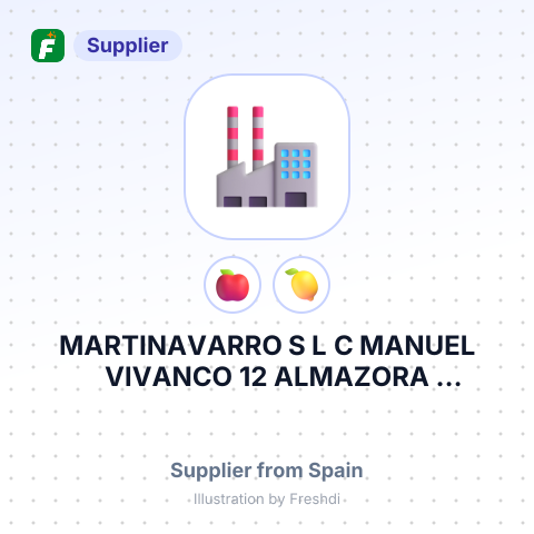 MARTINAVARRO S L C MANUEL VIVANCO 12 ALMAZORA CASTELLON 12550 SPAIN – summary card, no photo uploaded yet
