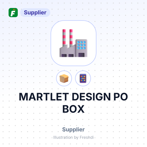 MARTLET DESIGN PO BOX – summary card, no photo uploaded yet