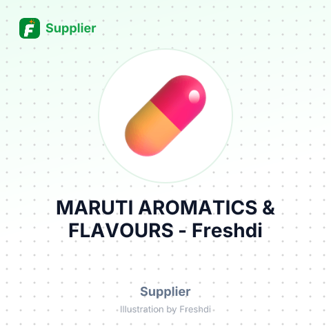MARUTI AROMATICS & FLAVOURS – summary card, no photo uploaded yet