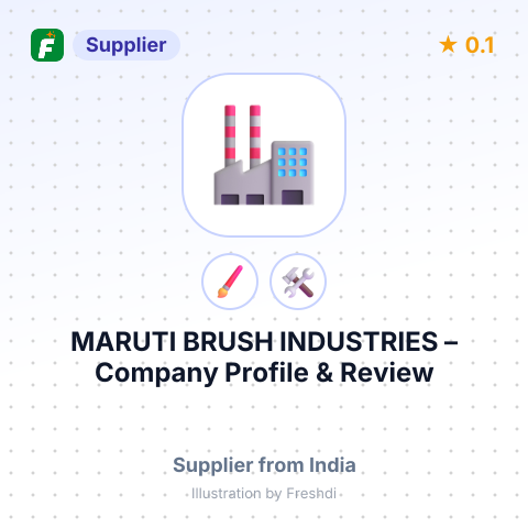 MARUTI BRUSH INDUSTRIES – summary card, no photo uploaded yet