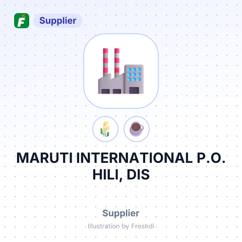 MARUTI INTERNATIONAL P.O. HILI, DIS – summary card, no photo uploaded yet