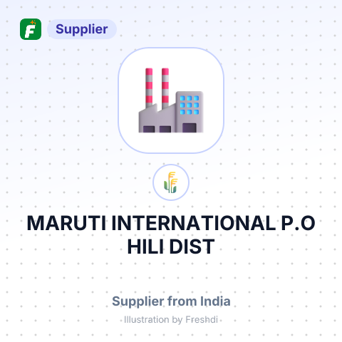 MARUTI INTERNATIONAL P.O HILI, DIST – summary card, no photo uploaded yet