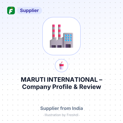 MARUTI INTERNATIONAL – summary card, no photo uploaded yet