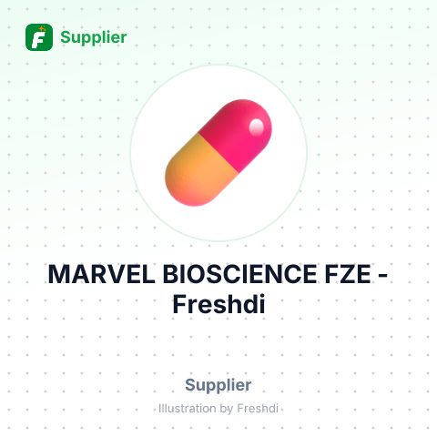 MARVEL BIOSCIENCE FZE – summary card, no photo uploaded yet