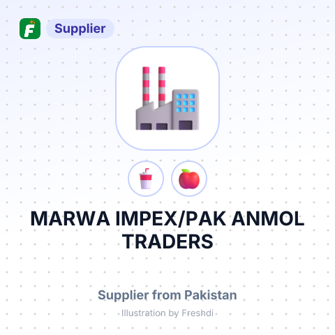 MARWA IMPEX/PAK ANMOL TRADERS – summary card, no photo uploaded yet