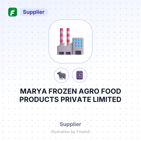 MARYA FROZEN AGRO FOOD PRODUCTS PRIVATE LIMITED – summary card, no photo uploaded yet