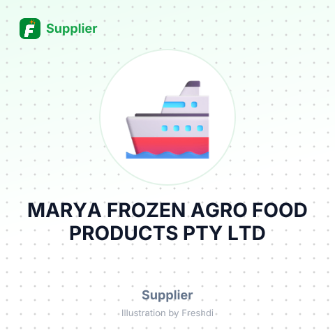MARYA FROZEN AGRO FOOD PRODUCTS PTY LTD – summary card, no photo uploaded yet
