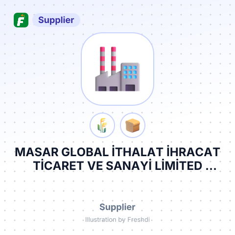 MASAR GLOBAL İTHALAT İHRACAT TİCARET VE SANAYİ LİMİTED ŞİRKETİ – summary card, no photo uploaded yet