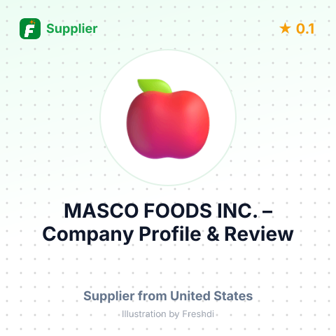 MASCO FOODS INC. – summary card, no photo uploaded yet
