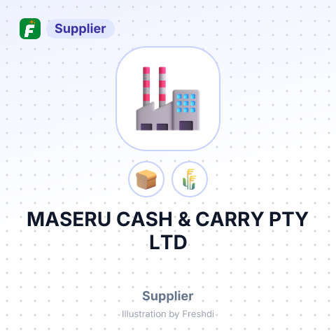 MASERU CASH & CARRY PTY LTD – summary card, no photo uploaded yet