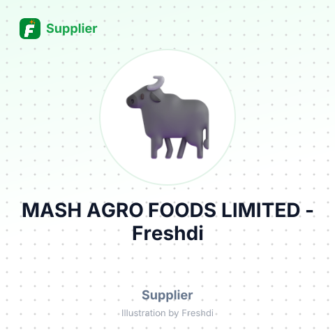 MASH AGRO FOODS LIMITED – summary card, no photo uploaded yet