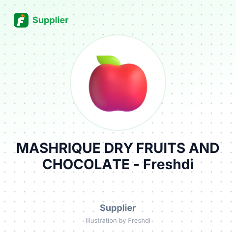MASHRIQUE DRY FRUITS AND CHOCOLATE – summary card, no photo uploaded yet