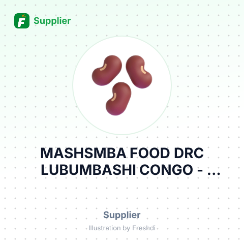 MASHSMBA FOOD DRC LUBUMBASHI CONGO – summary card, no photo uploaded yet