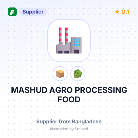 MASHUD AGRO PROCESSING FOOD – summary card, no photo uploaded yet