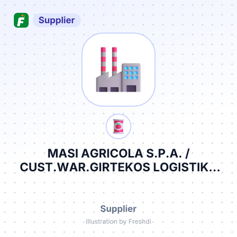 MASI AGRICOLA S.P.A. / CUST.WAR.GIRTEKOS LOGISTIKA LATVIA / – summary card, no photo uploaded yet