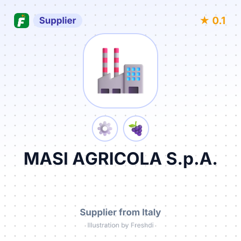 MASI AGRICOLA S.p.A. – summary card, no photo uploaded yet