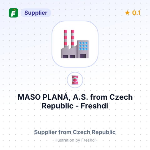 MASO PLANÁ, A.S. – summary card, no photo uploaded yet