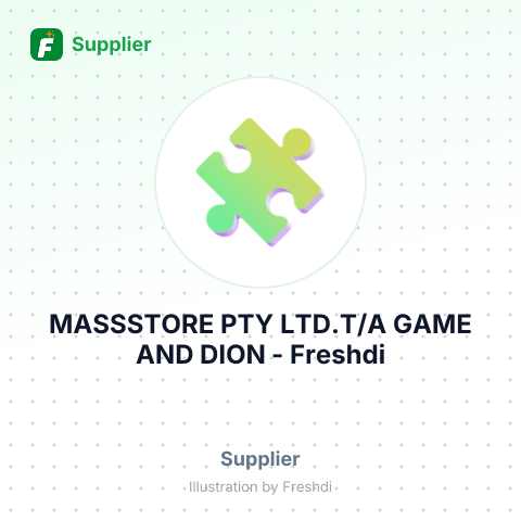 MASSSTORE PTY LTD.T/A GAME AND DION – summary card, no photo uploaded yet