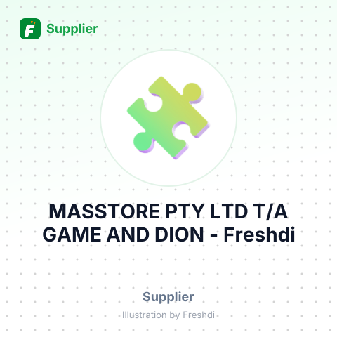 MASSTORE PTY LTD T/A GAME AND DION – summary card, no photo uploaded yet