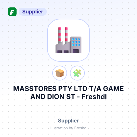 MASSTORES PTY LTD T/A GAME AND DION ST – summary card, no photo uploaded yet