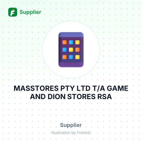 MASSTORES PTY LTD T/A GAME AND DION STORES RSA – summary card, no photo uploaded yet