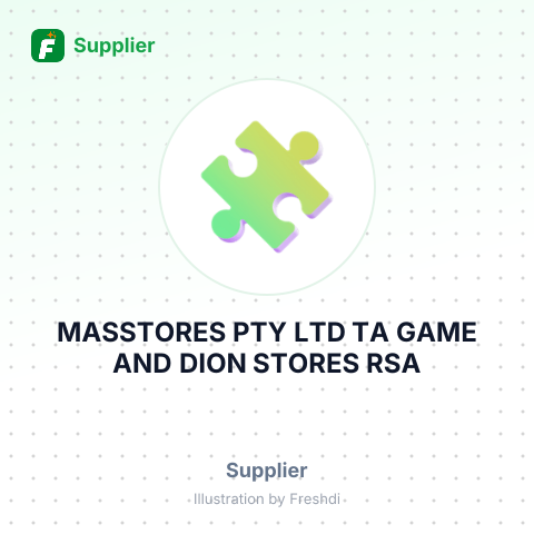 MASSTORES PTY LTD TA GAME AND DION STORES RSA – summary card, no photo uploaded yet