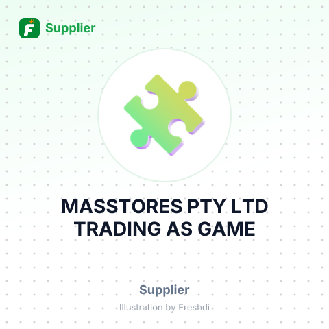 MASSTORES PTY LTD TRADING AS GAME – summary card, no photo uploaded yet