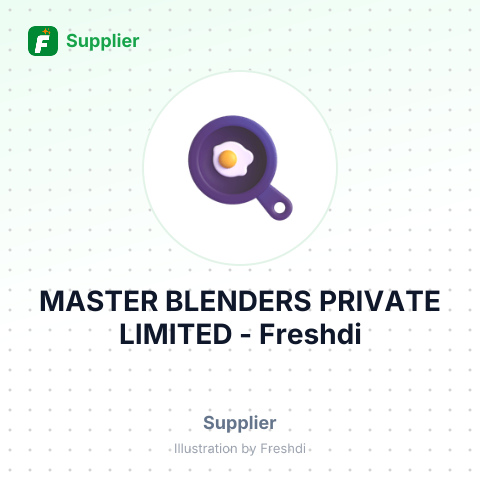 MASTER BLENDERS PRIVATE LIMITED – summary card, no photo uploaded yet