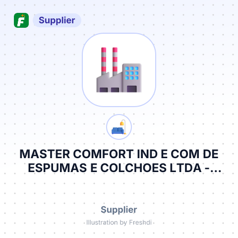 MASTER COMFORT IND E COM DE ESPUMAS E COLCHOES LTDA – summary card, no photo uploaded yet