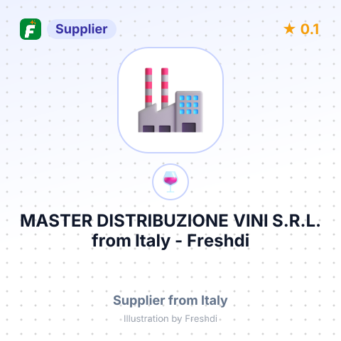 MASTER DISTRIBUZIONE VINI S.R.L. – summary card, no photo uploaded yet