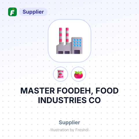 MASTER FOODEH, FOOD INDUSTRIES CO – summary card, no photo uploaded yet