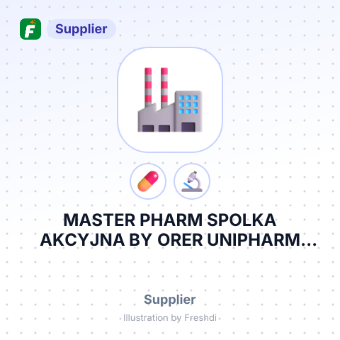 MASTER PHARM SPOLKA AKCYJNA BY ORER UNIPHARM LABORATORIES LIMITED – summary card, no photo uploaded yet