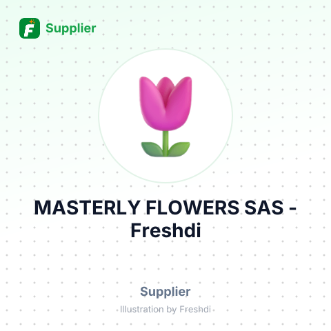 MASTERLY FLOWERS SAS – summary card, no photo uploaded yet
