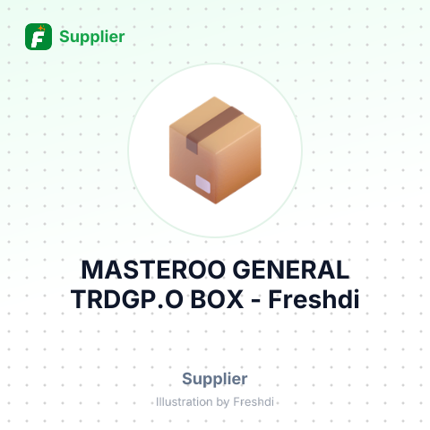MASTEROO GENERAL TRDGP.O BOX – summary card, no photo uploaded yet