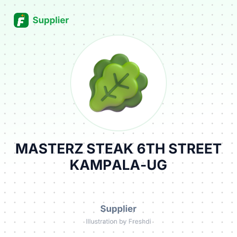 MASTERZ STEAK 6TH STREET KAMPALA-UG – summary card, no photo uploaded yet
