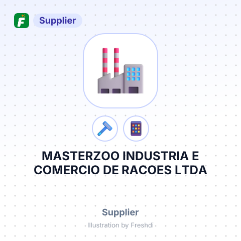 MASTERZOO INDUSTRIA E COMERCIO DE RACOES LTDA – summary card, no photo uploaded yet