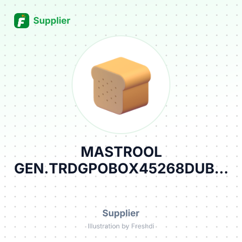 MASTROOL GEN.TRDGPOBOX45268DUBAI – summary card, no photo uploaded yet
