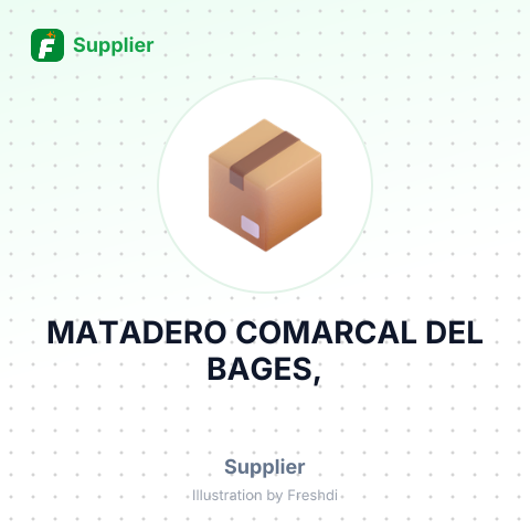 MATADERO COMARCAL DEL BAGES, – summary card, no photo uploaded yet