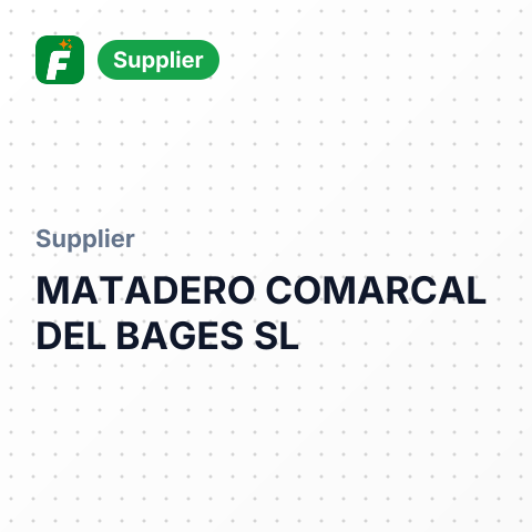 MATADERO COMARCAL DEL BAGES SL – summary card, no photo uploaded yet