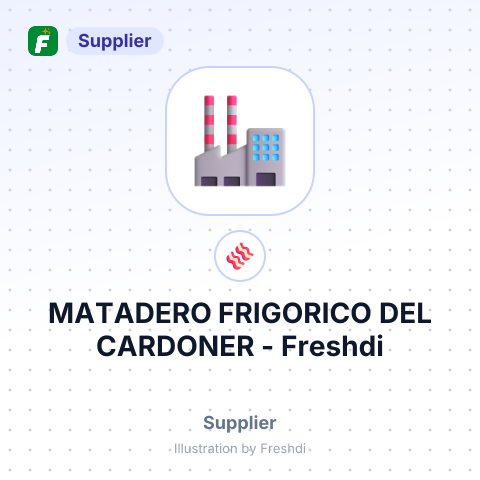 MATADERO FRIGORICO DEL CARDONER – summary card, no photo uploaded yet