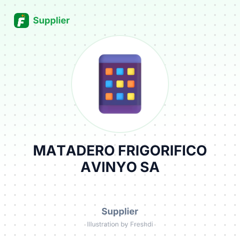 MATADERO FRIGORIFICO AVINYO SA – summary card, no photo uploaded yet